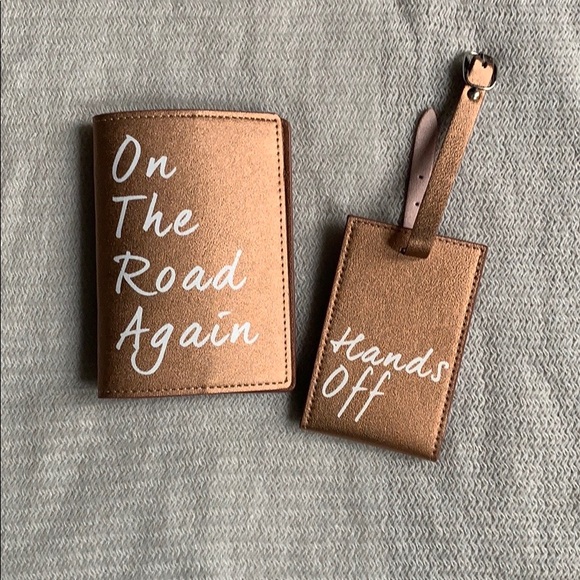 Understated Leather Other - Passport holder and baggage tag